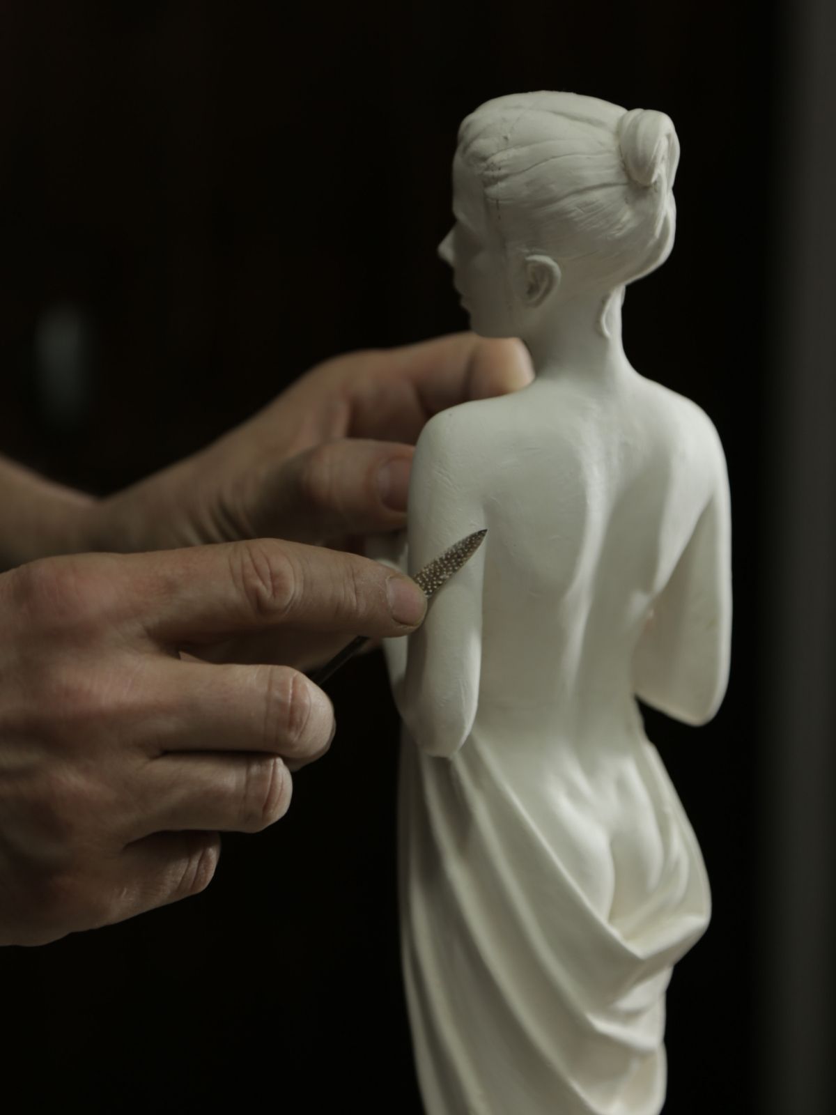 Métamorphose d’une sculpture en bronze